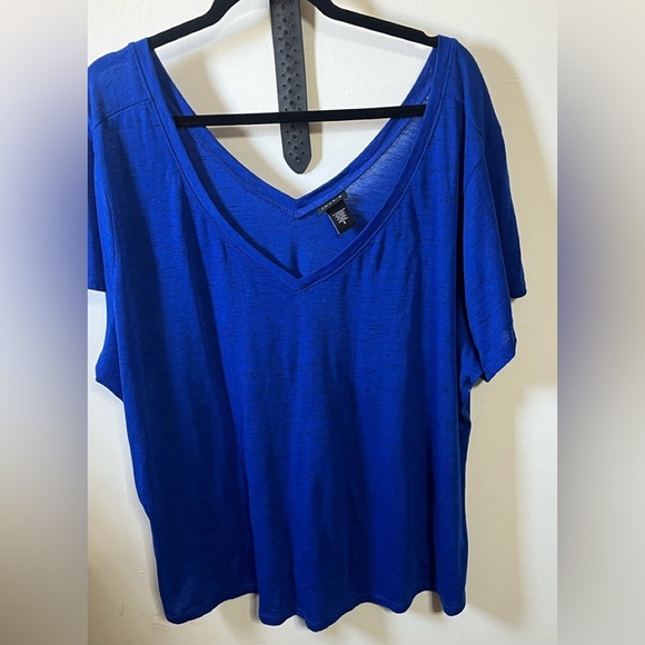 Torrid Blue Top Sz 5 - Picture 2 of 6